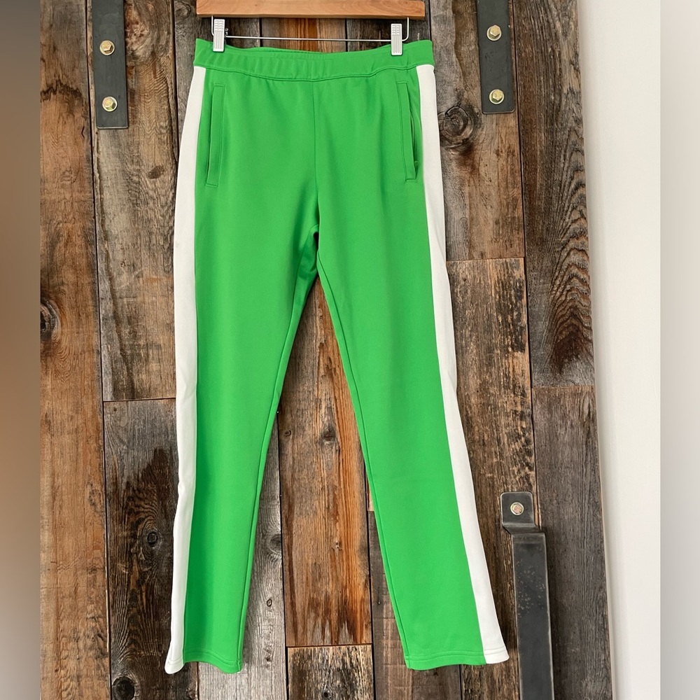 Tory Burch track pant with ankle zip and pockets